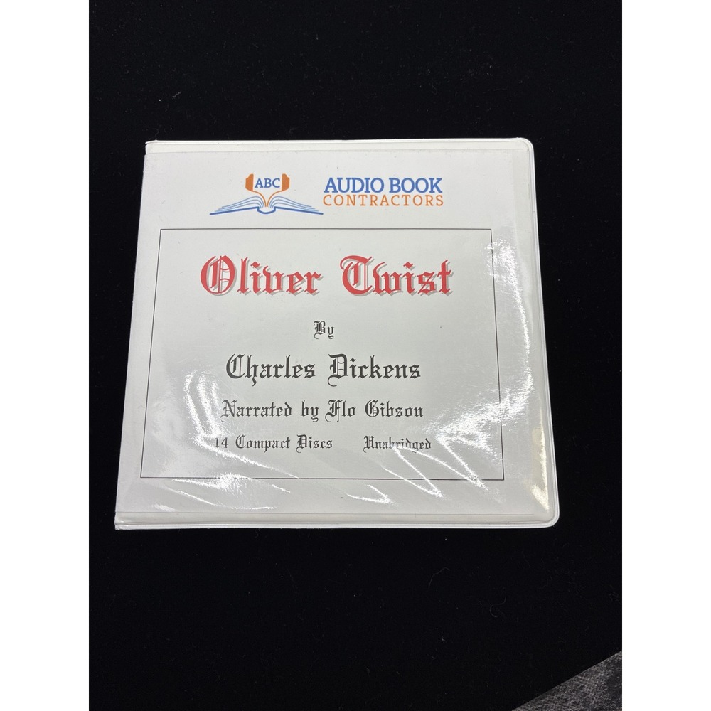 Oliver Twist Charles Dickens Audio Book Contractors 14 CD Set Unabridged